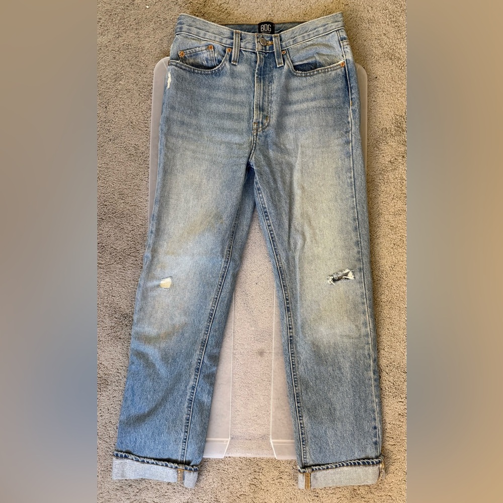 Urban Outfitters BDG Light Blue Straight Leg Jeans